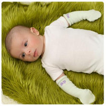 Load image into Gallery viewer, Woombie Mox Mittens - Lemon/Light Green 2PK