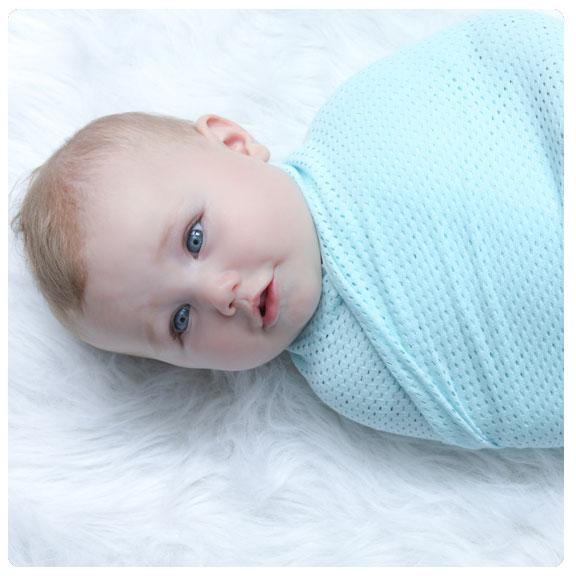 Woombie Old Fashioned Air Wrap - Light Blue