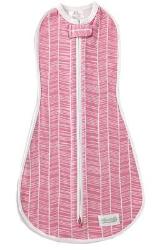 Woombie Original - Dusty Rose Herringbone Big Baby 3-6M/6.5-9KG