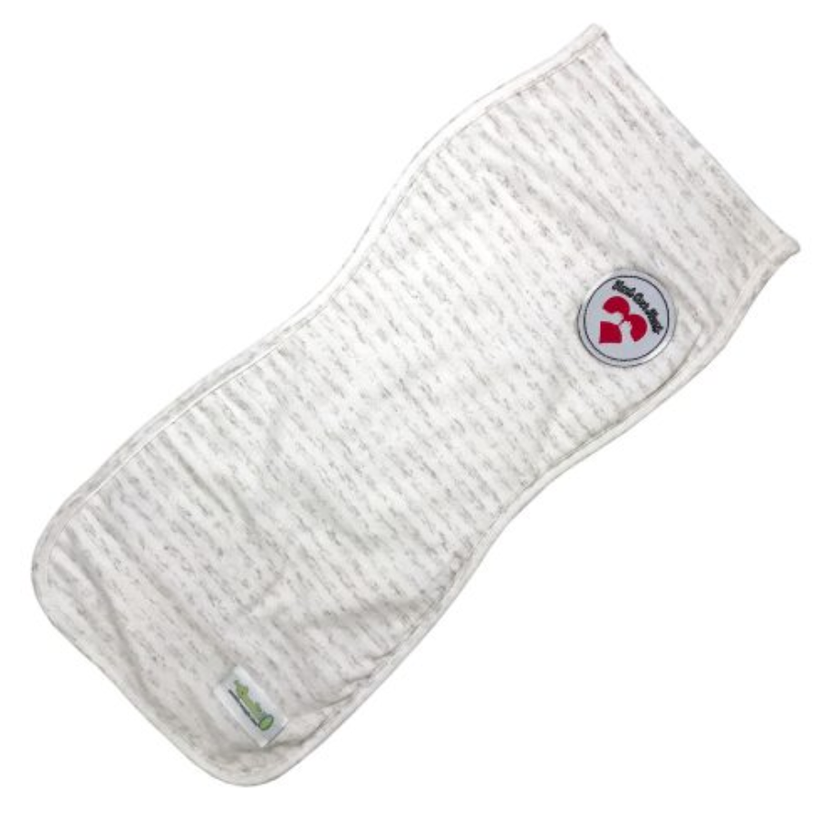 Woombie Swaddle Sock - Grey/White Stripe