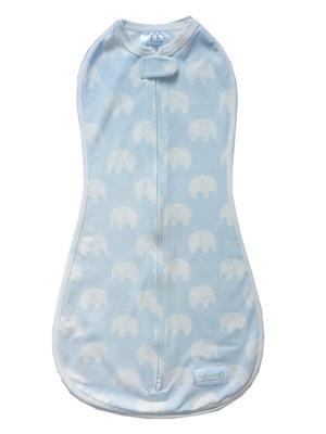 Woombie Original - Baby Blue Elephant Big Baby 3-6M/6.5-9KG